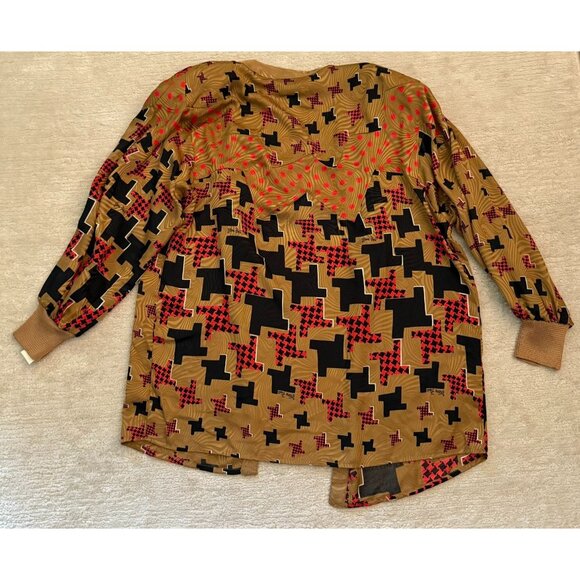Vintage Designer Diane Freis NWT Jacket and Skirt Set Bold Abstract Print 80s - Picture 11 of 13